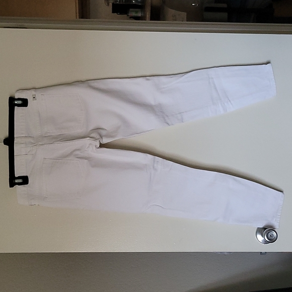 Lucky brand handcrafted ankle pencil capri white denim - Picture 8 of 10